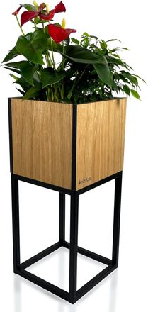 OEM Soporte Para Flores Loft Fiorino De Roble, 22x22x50 Cm