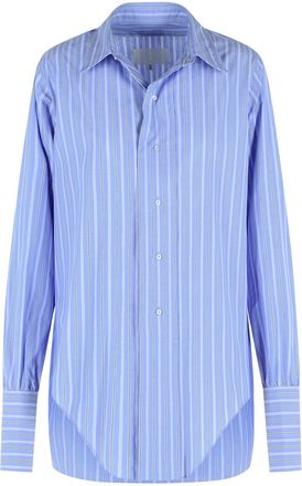 Maison Margiela lichtblauw katoenen overhemd