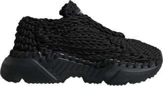 Dolce & Gabbana Black Knitted Daymaster Sneakers Womens Shoes