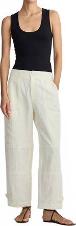 Apiece Apart Juna Cargo Pant In Birch