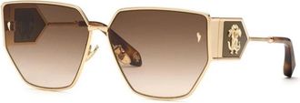 Roberto Cavalli Authentieke Src 092 Bril - Premium Kwaliteit! - unisex - Zonnebrillen - Geel - 64 MM - Accessoires