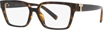 Tiffany & Co. Stijlvolle montuur in Havana kleur - unisex - Brillen - Bruin - 55 MM - Accessoires