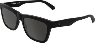 Calvin Klein Modified Rectangle Zonnebrillen - Heren - Zonnebrillen - Zwart - 57 MM - Accessoires