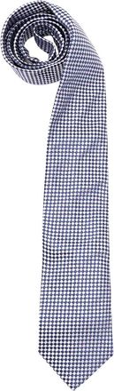 Brunello Cucinelli Cravatta in seta a quadri - Blu