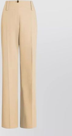 Patou high-rise wide-leg trousers