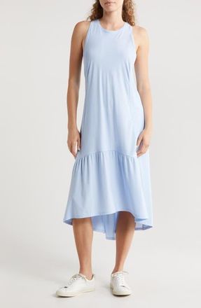 Sweaty Betty Ace Racerback Midi Dress in Breeze Blue at Nordstrom, Size X-Small