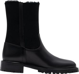 Parall&egrave;le Greco - Dames - Enkellaarsjes - Zwart - 37 EU - Leer - Schoenen