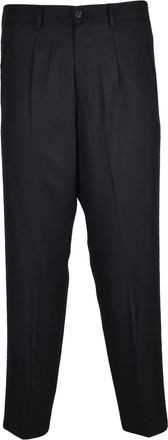 Luca Bertelli Baggy Fit Trousers In Sustainable Lyocell Fabric
