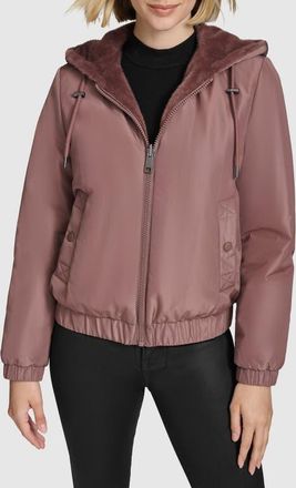 Andrew Marc Dalby Reversible Hooded Jacket in Dusk at Nordstrom, Size X-Large