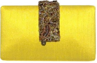 Simitri Sunflower Beaded Fringe Clutch at Nordstrom