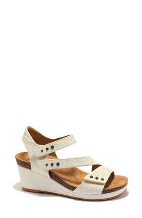 Hälsa Footwear Gisella Wedge Sandal in Ivory/Bone at Nordstrom, Size 10