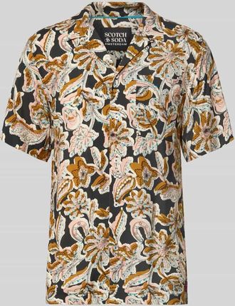 Scotch & Soda Regular Fit Freizeithemd aus Viskose in Camel, Gr&ouml;&szlig;e XXL