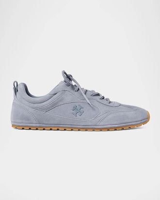 Tory Burch Field Suede Low-Top Sneakers