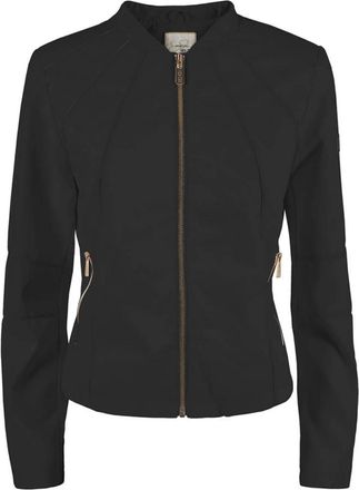 Yes-Zee Giacca Effetto Pelle - - Jackets - Donna - Nero - S