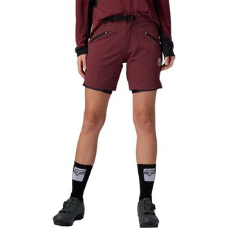 Backcountry Slickrock 7in Bike Short - Womens in Red Mahogany at Nordstrom, Size Xx-Large