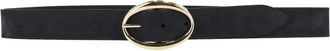 Orciani Nabucco Dubbele Riem - Dames - Riemen - Zwart - 80 CM - Leer - Accessoires