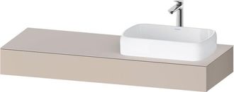 Duravit Duravit - Consola Qatego, 1400x550x170mm, Con Recorte A La Derecha