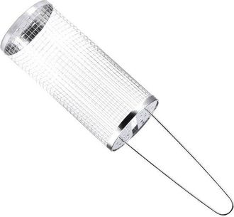 OEM Cesta Rodante Para Parrilla - Acero Inoxidable - Para Barbacoa Y Camping - Para Verduras, Pescado Y Carne A La Parrilla - 3799cm