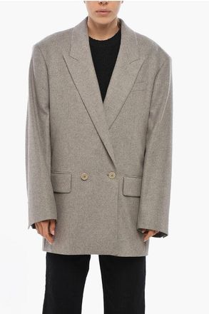 Filippa K Double-breasted Wool Blend Oversized Blazer size 42