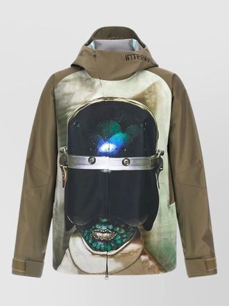 Undercover uc2e4205 1 hooded jacket graphic print