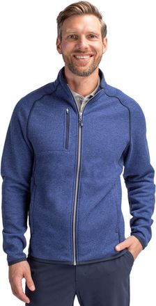 Cutter & Buck Mainsail Sweater-Knit Mens Full Zip Jacket
