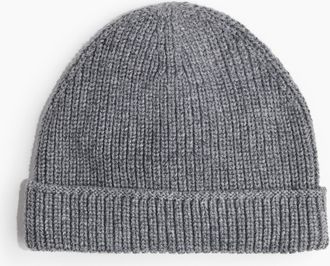 H&M Gerippte Beanie - Grau