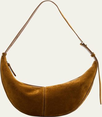 Proenza Schouler Slide Zip Suede Shoulder Bag