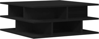 vidaXL Coffee Table Black 70x70x29 cm Engineered Wood Vidaxl
