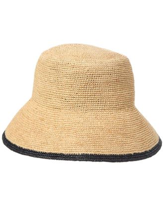 Vince Raffia Banded Cloche