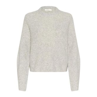 Inwear Truien & Vesten, Dames, Grijs, XS, Rondgebreide trui