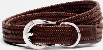 D&eacute;hanche D&eacute;hanche Cintur&oacute;n Loom de piel trenzada