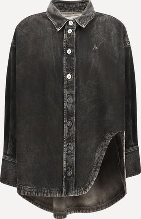 The Attico Camicia in denim Woman 36
