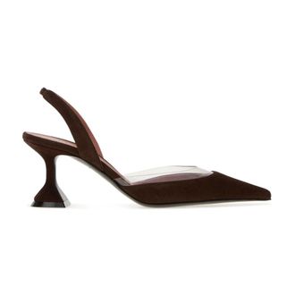 Amina Muaddi Pumps, female, Brown, Size: 5 1/2 US Lara Sling 70