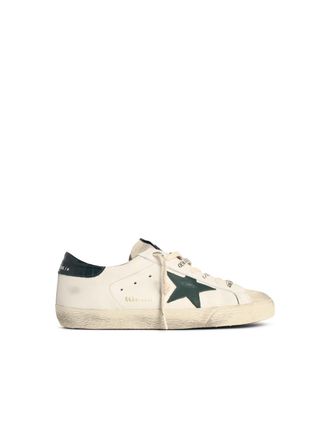 Golden Goose Super Star White Nappa Lear Sneakers