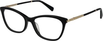Longchamp Zwarte Vrouwen Optische Cat Eye Monturen - Dames - Brillen - Zwart - ONE Size - Accessoires