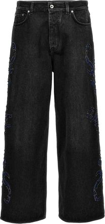 Off-white Off White Denim Flared Jeans