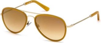 Web Eyewear WE0145 32G Mens Sunglasses Gold Size 56