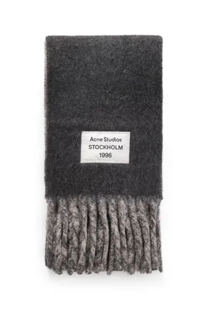 Acne Studios Volly Heavy Fringed Alpaca-Blend Scarf