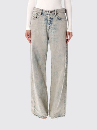 Diesel 1996 D-Sire-Yu Low-Rise Wide Leg Bleached Denim Jeans