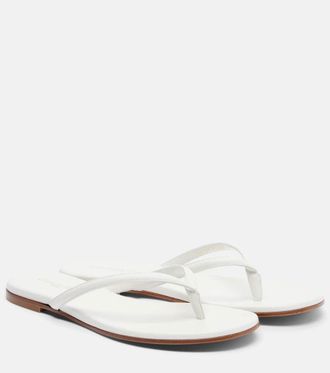 Gianvito Rossi Leather thong sandals