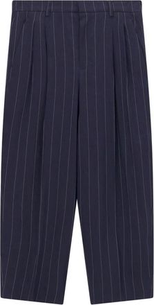 Rossi Noa Wijde Broek - Dames - Wijde Broeken - Blauw - S - Linnen - Broeken