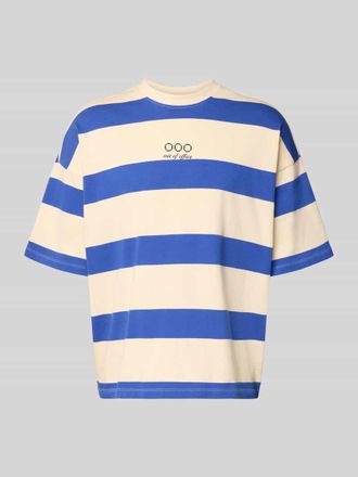 Blend T-Shirt mit Streifenmuster Modell KAVEH in Blau, Gr&ouml;&szlig;e 3XL