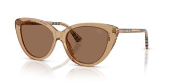 Burberry Brown Cat Eye Ladies Sunglasses BE4457F 416473 55