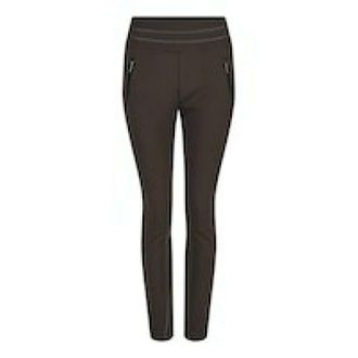 Marc Aurel Dames, Broeken, Bruin, Maat: S Jersey