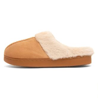Jo & Joe Zoe Womens Chestnut Mule Slipper - Size 5 UK - Brown