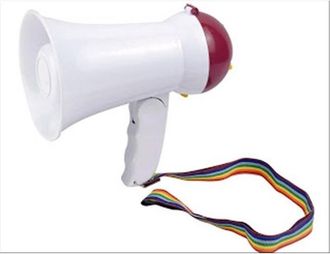 Trade Shop Trade Shop - Mini Megafono Portatile Altoparlante Vocale Musicale De Viaggio Ported 100 Mt