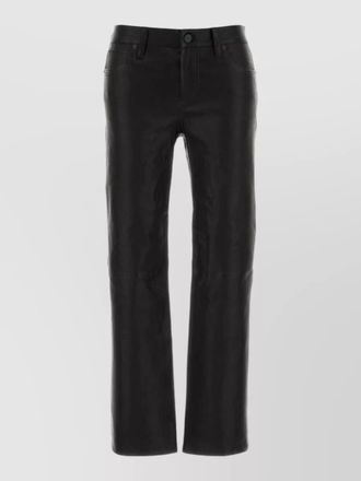 Frame Denim leather cigarette pants