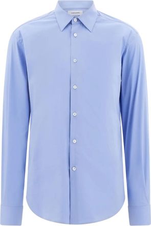 Ferragamo Camicia con colletto button-down - Blu