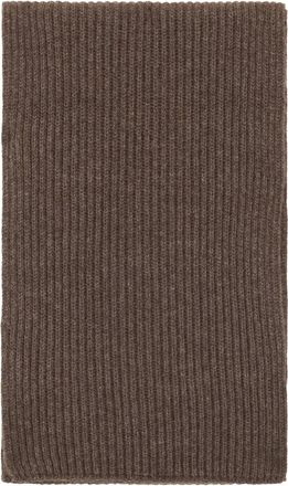 Malo ribbed scarf - men - Cashmere - One Size - Brown