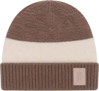 Eleventy Muts en Sjaal Set - unisex - Hoeden - Beige - ONE Size - Accessoires